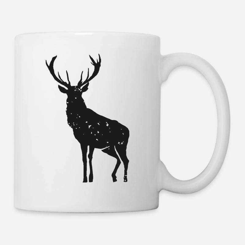 Reh - Tasse - Weiß