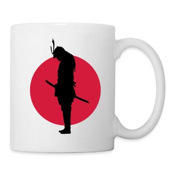 Japan Samurai Warrior (Japan flag) - Tasse - Weiß - Rechts