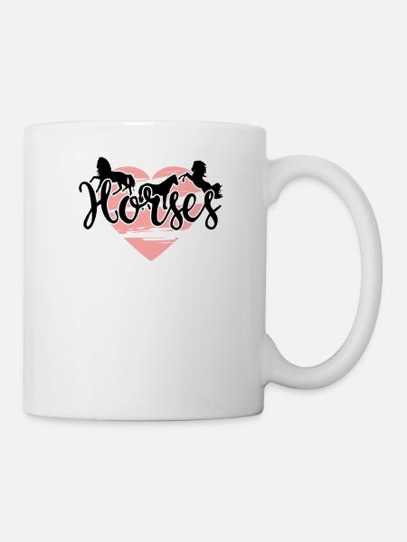 Chevaux CHEVAUX - Mug blanc - blanc