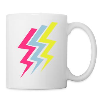 Drei Blitze - Three Thunderbolts - Tasse - Weiß - Rechts