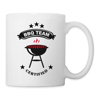 BBQ team certified - Mug blanc - blanc - Droite