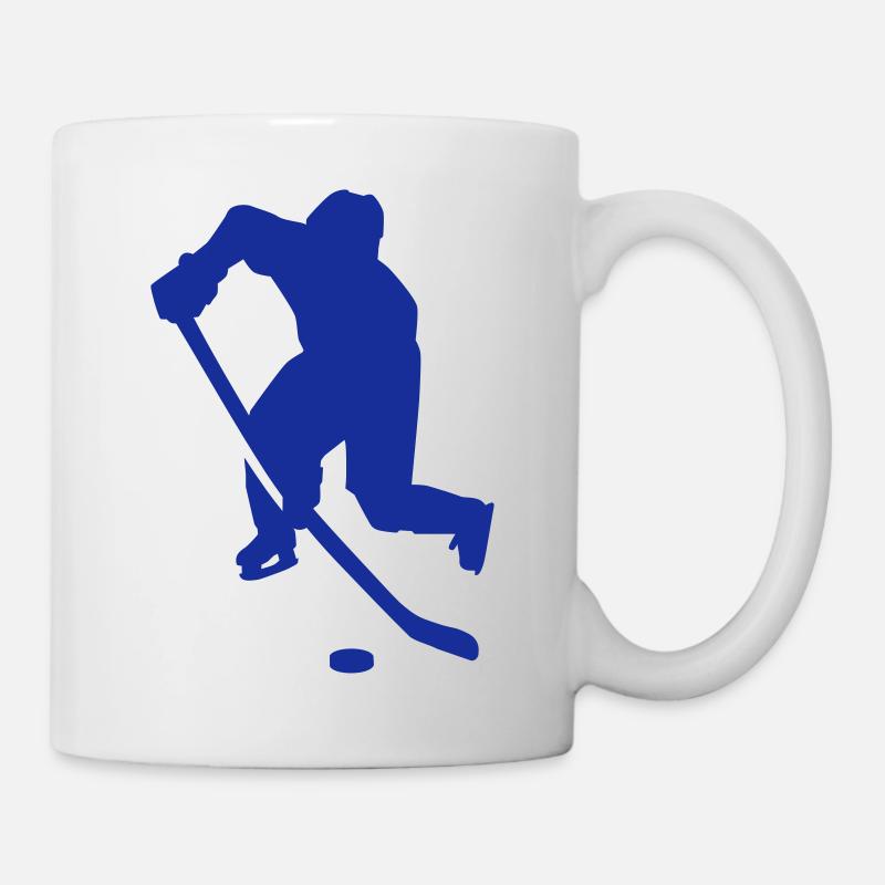 Hockey sur glace - Mug blanc - blanc
