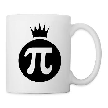 Pi king / Pi König (1c) - Tasse - Weiß - Rechts