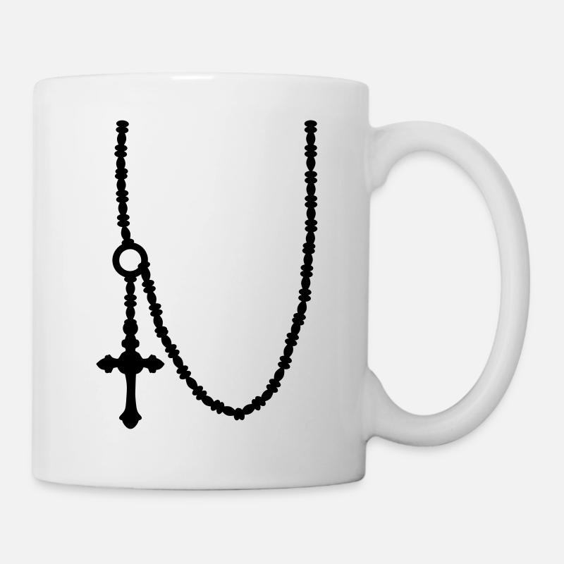 Halskette - Tasse - Weiß