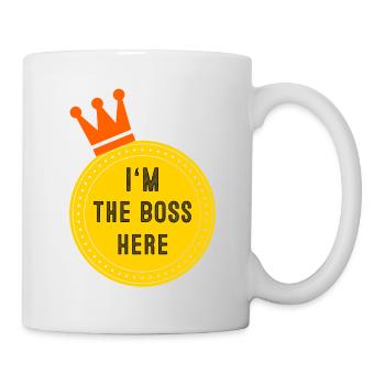 I'm the boss here - Mug - white - Right