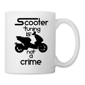 Scooter tuning is not a crime! Vol. III HQ - Tasse - Weiß - Rechts