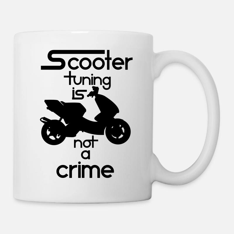 Scooter tuning is not a crime! Vol. III HQ - Tasse - Weiß