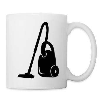 Staubsauger - Tasse - Weiß - Rechts