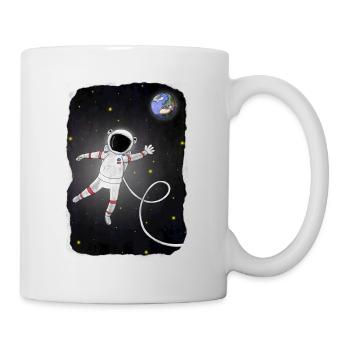 Astronaut - Tasse - Weiß - Rechts