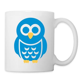 Eule - Tasse - Weiß - Rechts