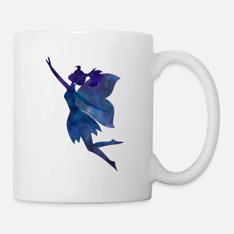 Silhouette de Fairy Galaxy - Mug blanc - blanc