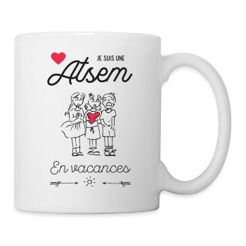 Atsem - Mug blanc - blanc - Droite