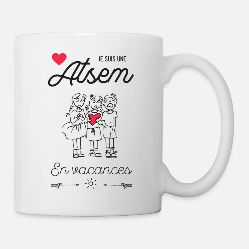 Atsem - Mug blanc - blanc