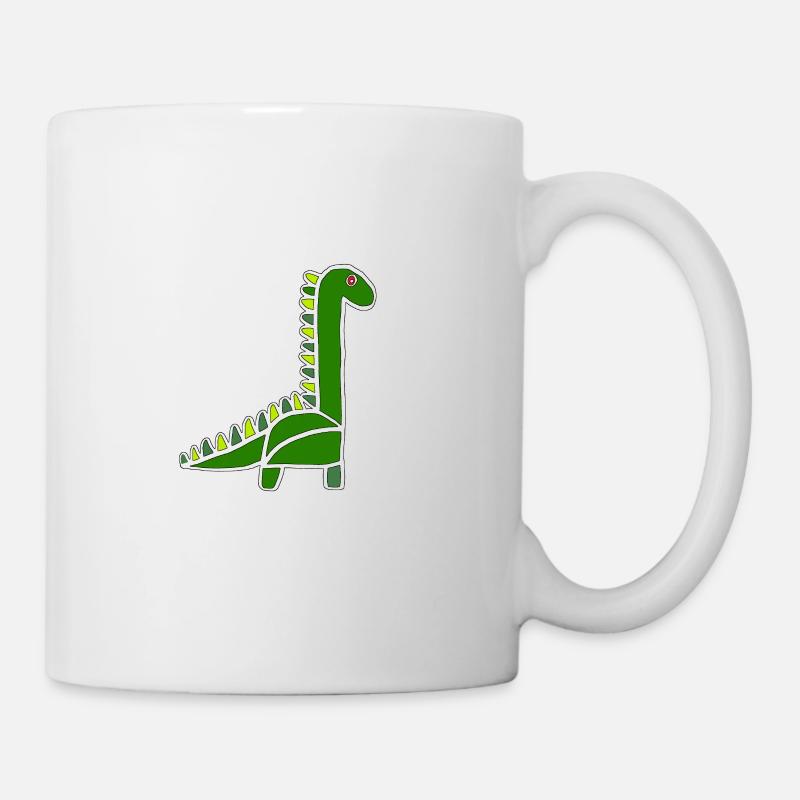 Dino - Tasse - Weiß
