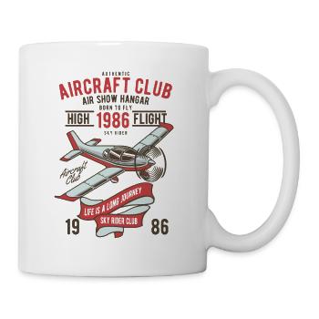Aircraft Club Pilots Air Show Design Sky Rider - Mug - white - Right