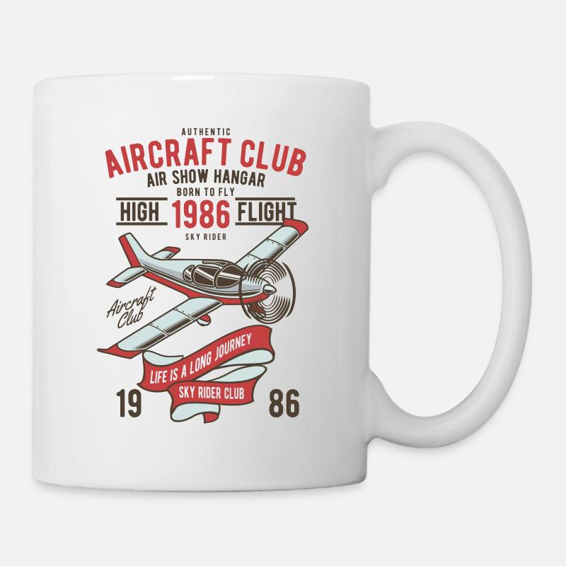 Pilotes de clubs d'avions, concepteurs de spectacles aériens - Mug blanc - blanc