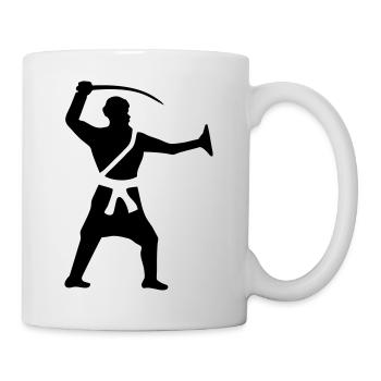 gatka schwerttanz indische kampfkunst - Tasse - Weiß - Rechts