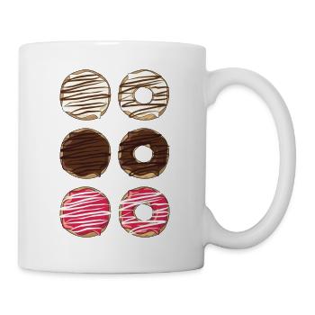 Donuts - Tasse - Weiß - Rechts