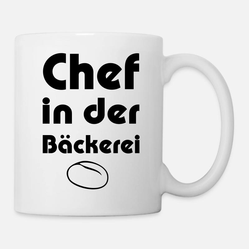 Chef in der Bäckerei - Tasse - Weiß