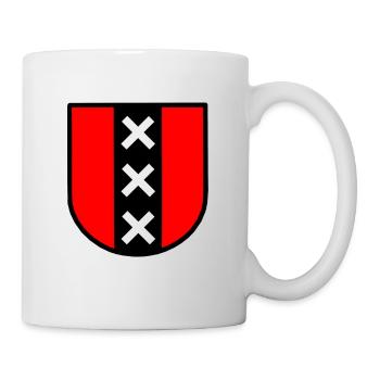 blason Amsterdam Hollande ville hollandaise - Mug blanc - blanc - Droite