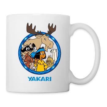 Yakari Gruppe Tiere - Tasse - Weiß - Rechts
