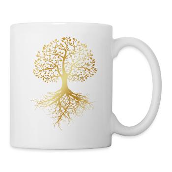Baum des Lebens - Tasse - Weiß - Rechts