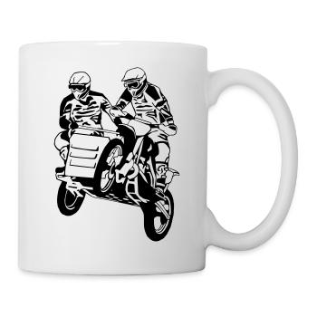 Sidecar Moto Cross - Mug - white - Right