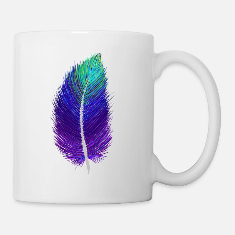 Galaxy Feder - Tasse - Weiß