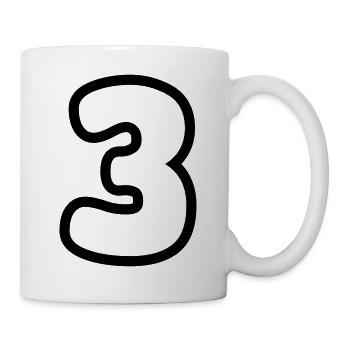 3 - Tasse - Weiß - Rechts