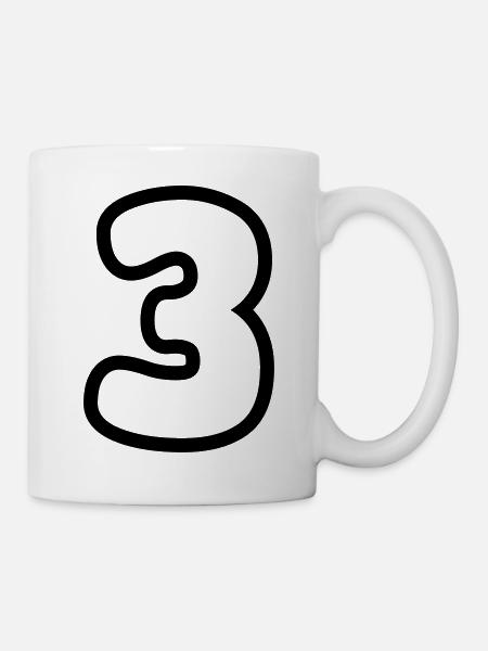 3 - Tasse - Weiß