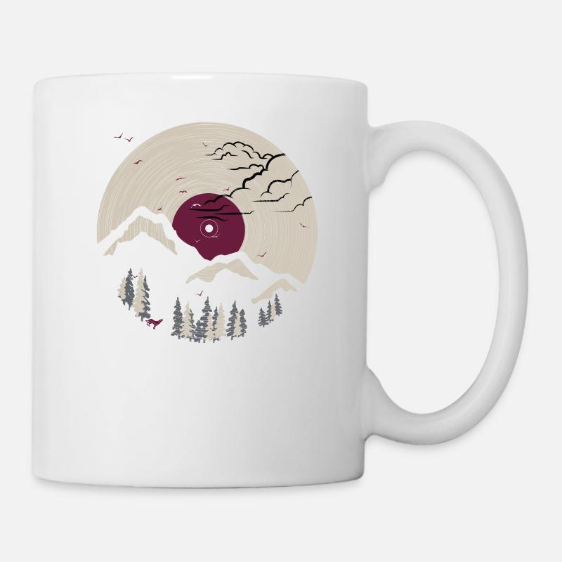 Berg auf Rekord 4 - Tasse - Weiß