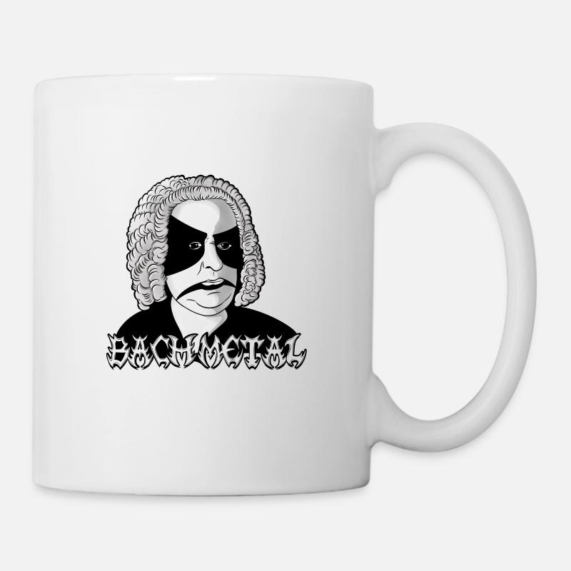 BACH METAL - Mug blanc - blanc