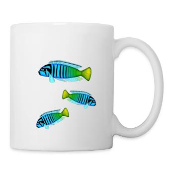 Fish Perch Colorful Perch African Malawi - Mug - white - Right
