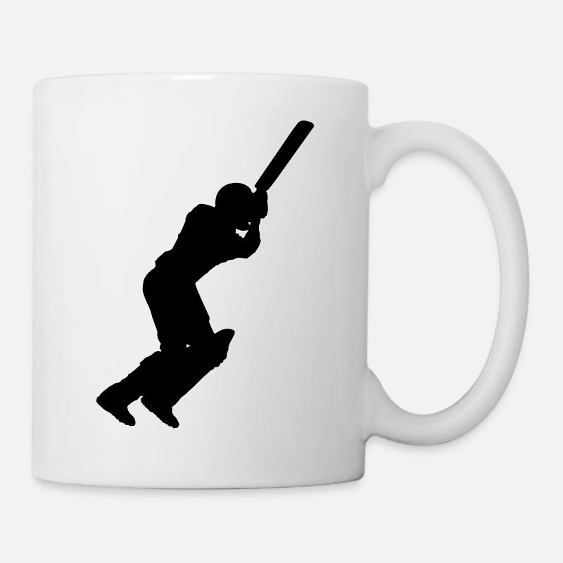 Cricket Player (Vector) - Mug - white