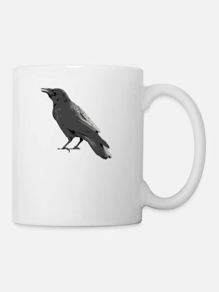 Crow - Mug - white