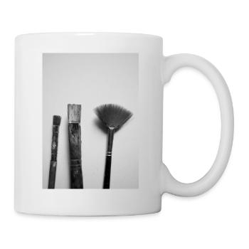 brosse - Mug blanc - blanc - Droite