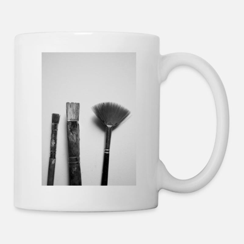 brosse - Mug blanc - blanc