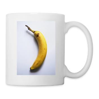 banane - Mug blanc - blanc - Droite