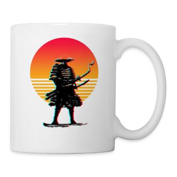 samurai orange - Mug - white - Right