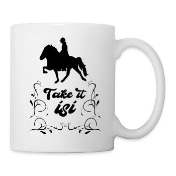 Icelandic Pony Isi T-Shirt Icelandic Horse - Mug - white - Right