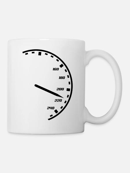 tacho - Tasse - Weiß