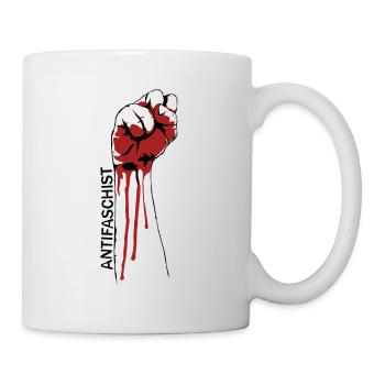 Antifaschist - Tasse - Weiß - Rechts