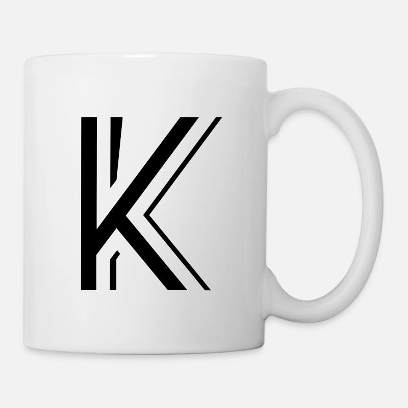 Lettre K. - Mug blanc - blanc