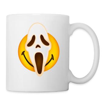 Smiley Scream Mask - Tasse - Weiß - Rechts