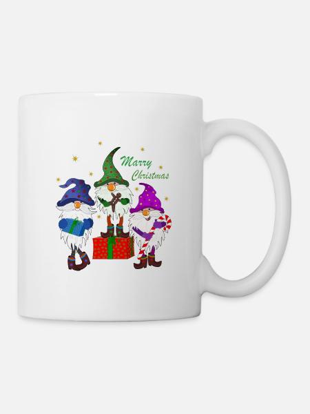 Christmas gnomes goblins gnomes Christmas gnomes - Mug - white