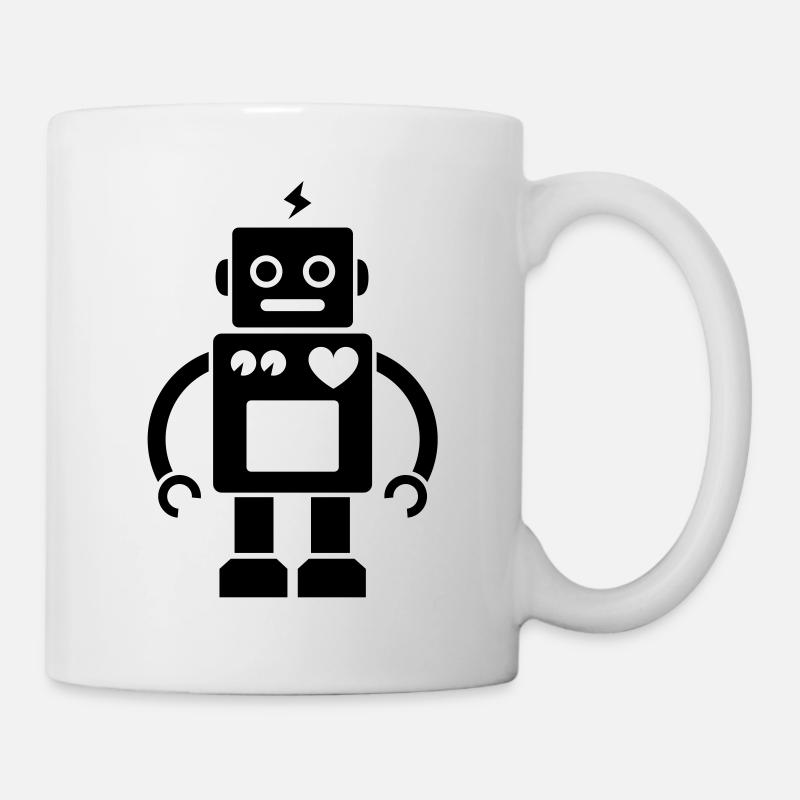 Robot #2_1c - Mug - white