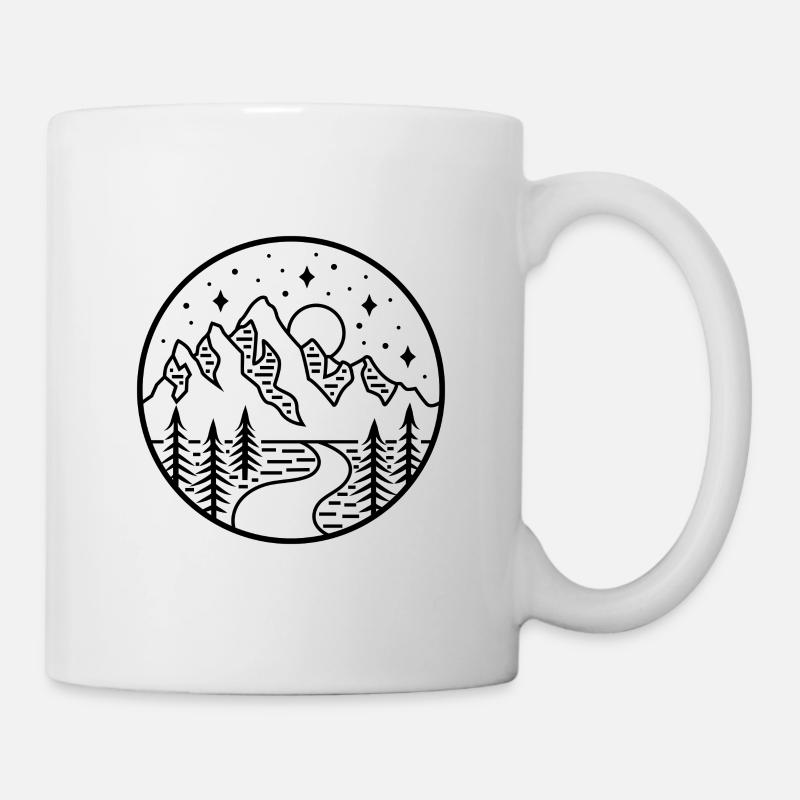 circle scape - Mug - white