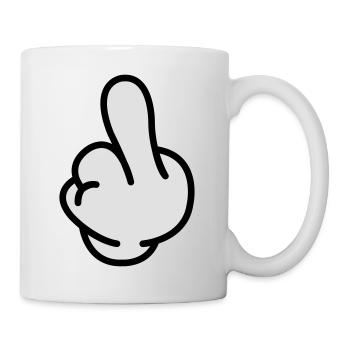 fuck_you_comic_02 - Tasse - Weiß - Rechts