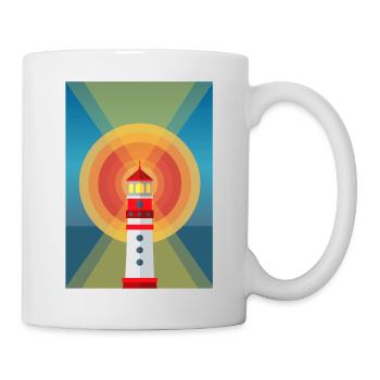 Luminous Lighthouse - Mug - white - Right