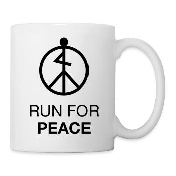 run_for_peace - Mug - white - Right